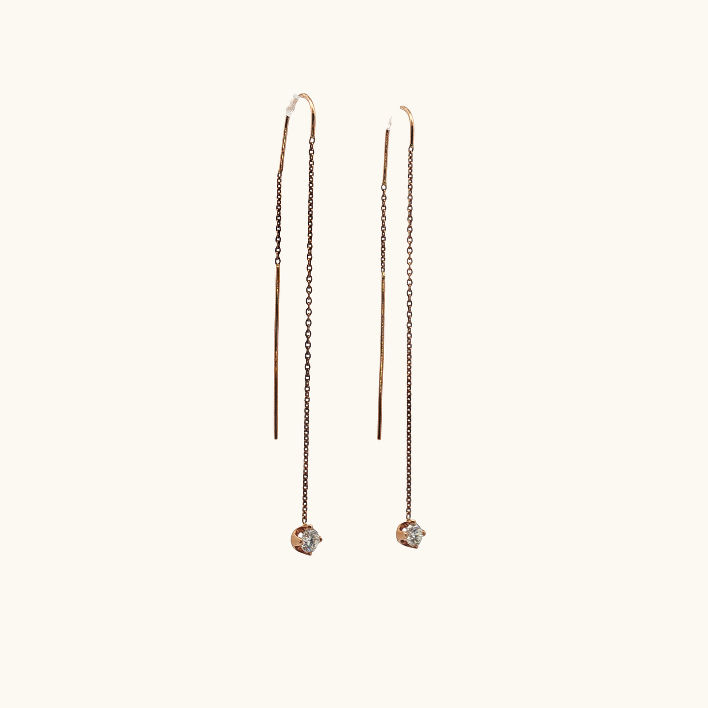 Diamond Drop Earrings