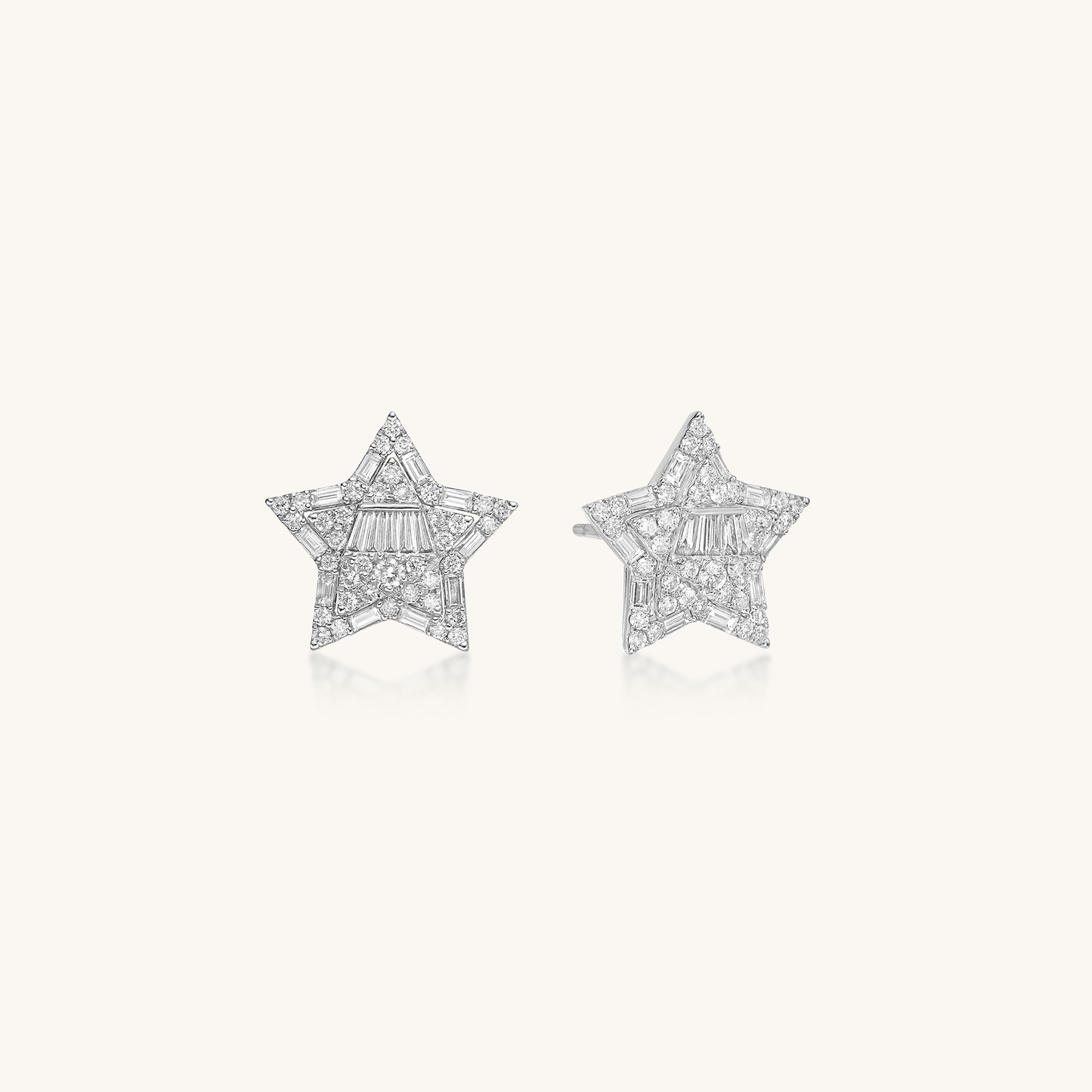 Diamond Star Earring Jackets