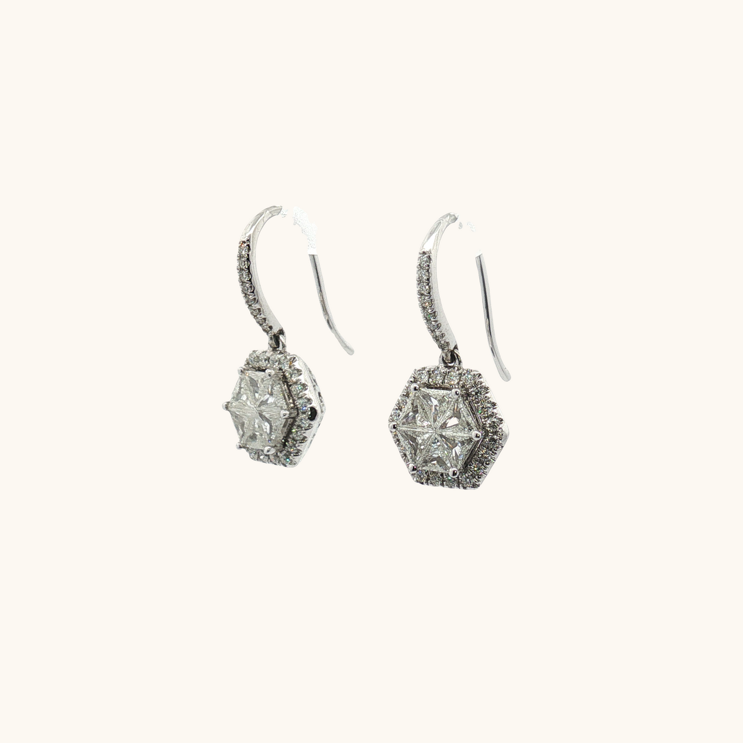 Illusion Diamond Earrings