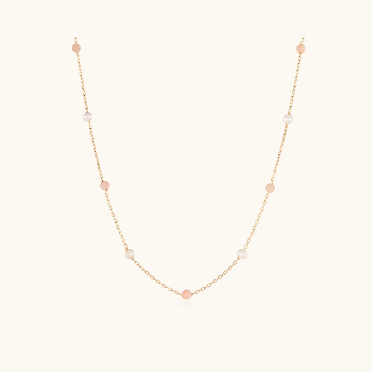 Petite Pink Opal Necklace