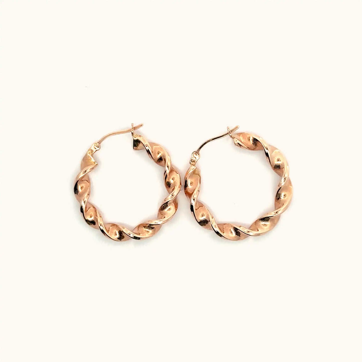 Twisted Hoop Earrings