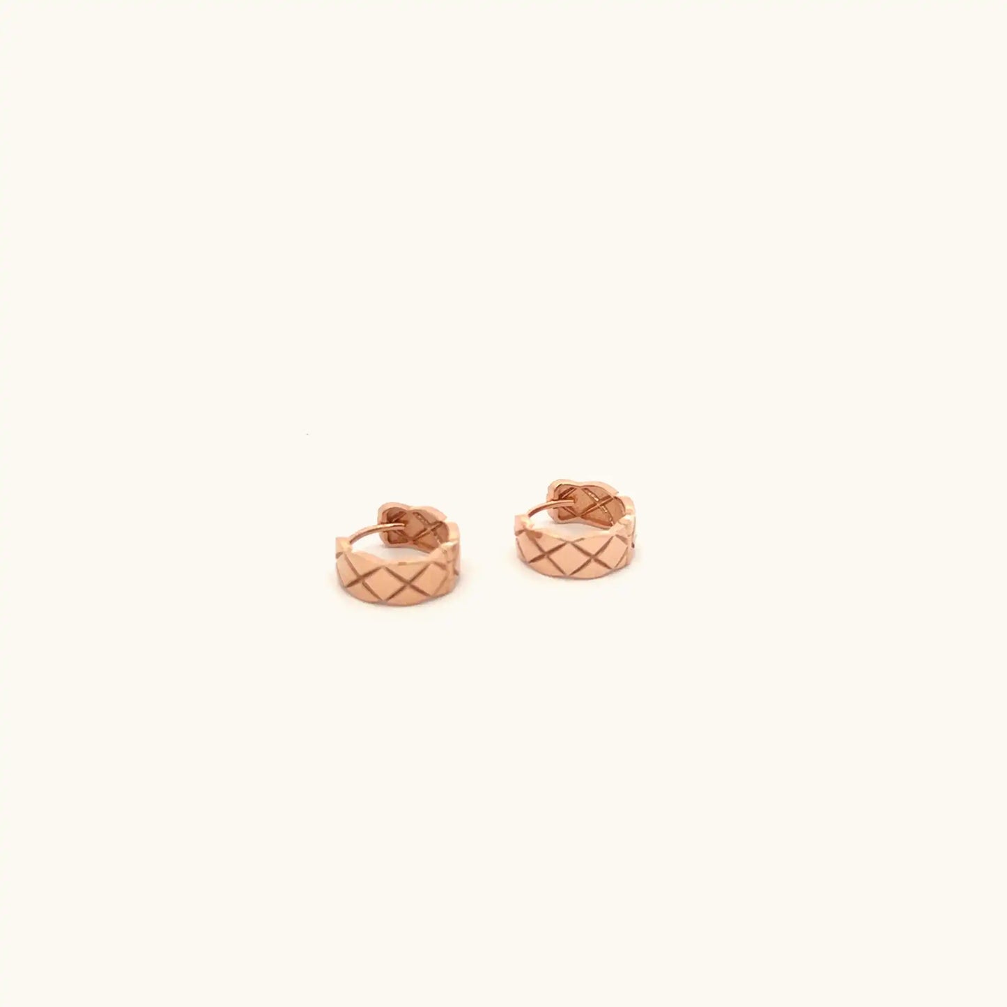 Rose Gold Hoop Earrings