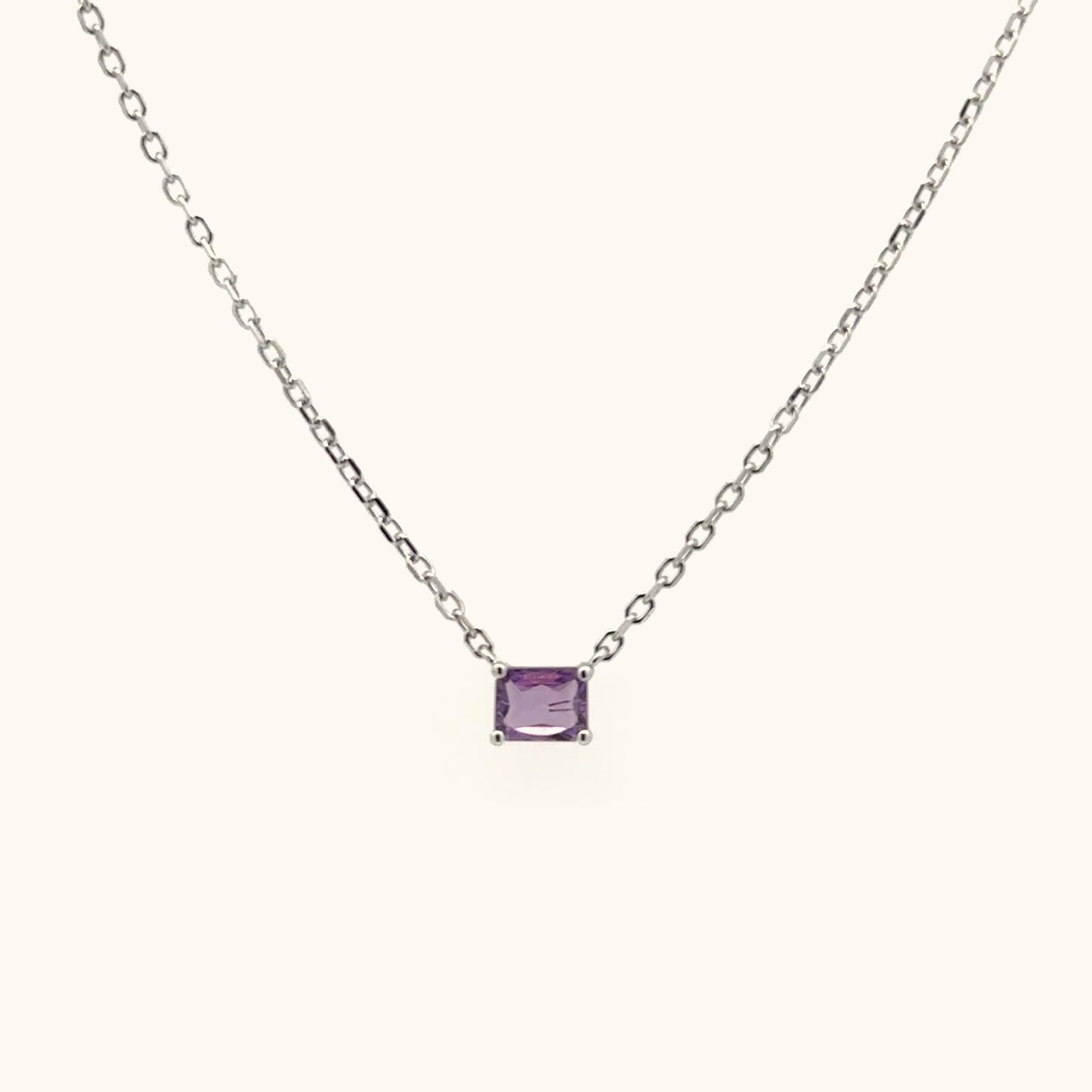 Birthday Colour Sapphire Necklace_FEB