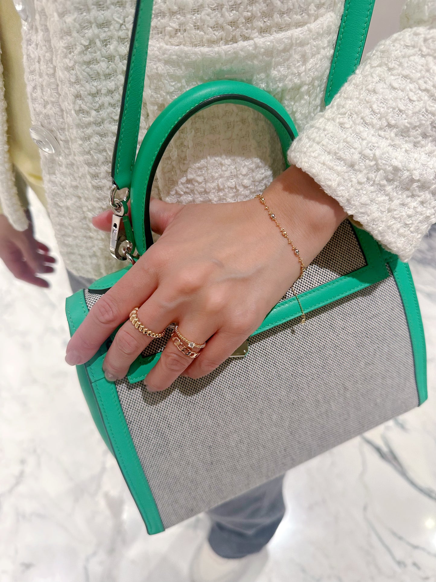 Rose Gold Chain Ring