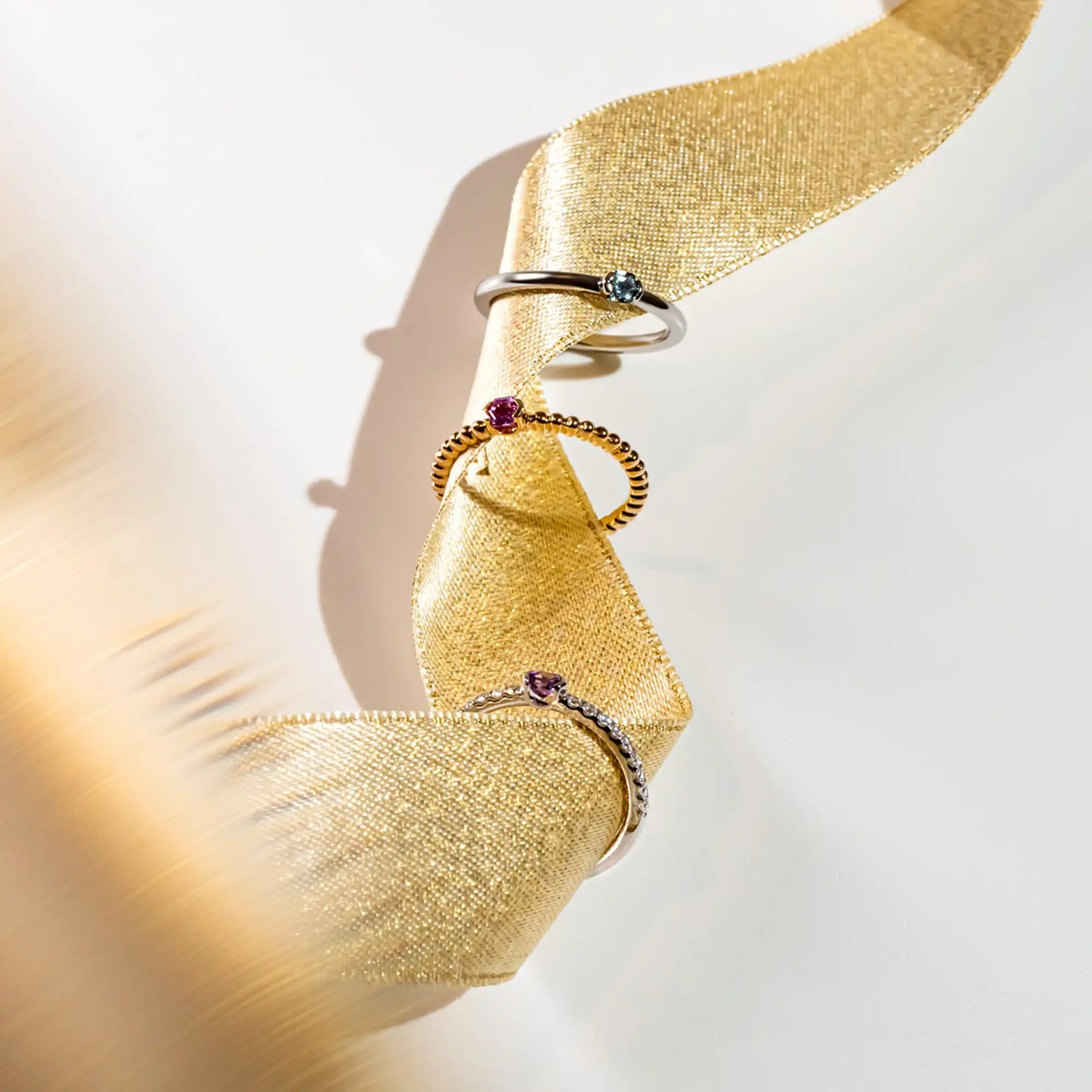 Radiant Hexagon Sapphire Classic Band Ring