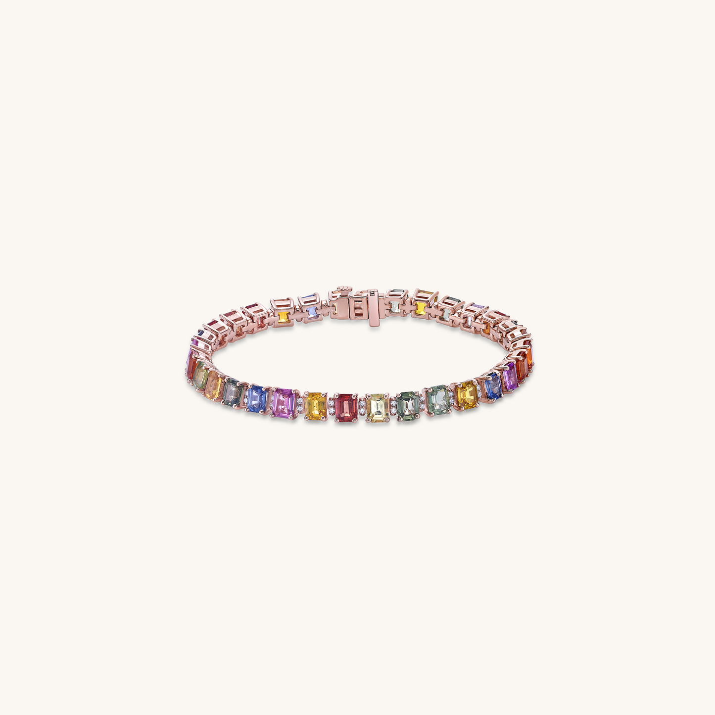 Rainbow Sapphire Bracelet