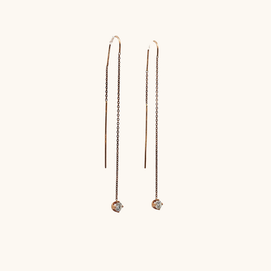 Diamond Drop Earrings