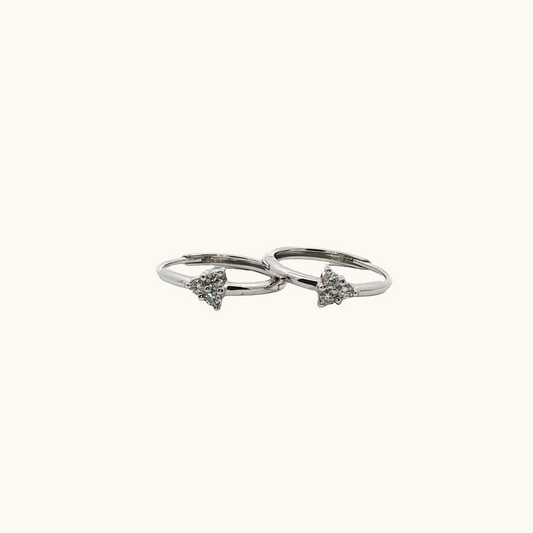 Diamond Huggie Earrings