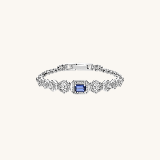Blue Sapphire Watch Bracelet