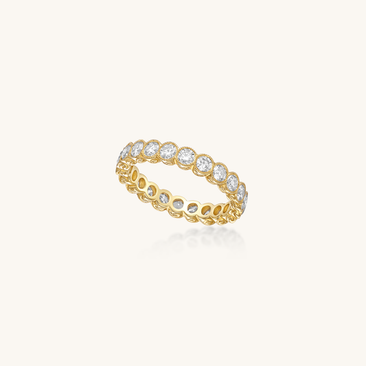 Yellow Gold Diamond Eternity Ring