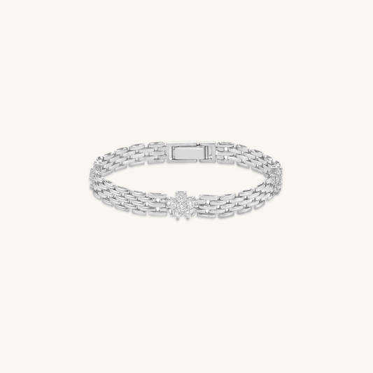 Diamond Watch Chain Bracelet