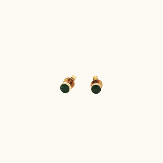 Emerald Stud Earrings