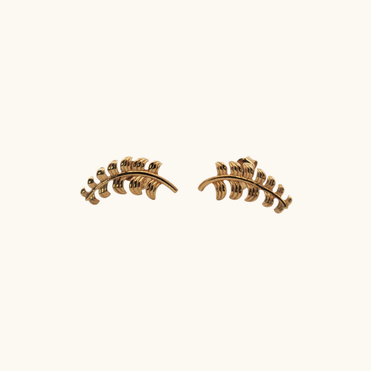 Leaf Stud Earrings