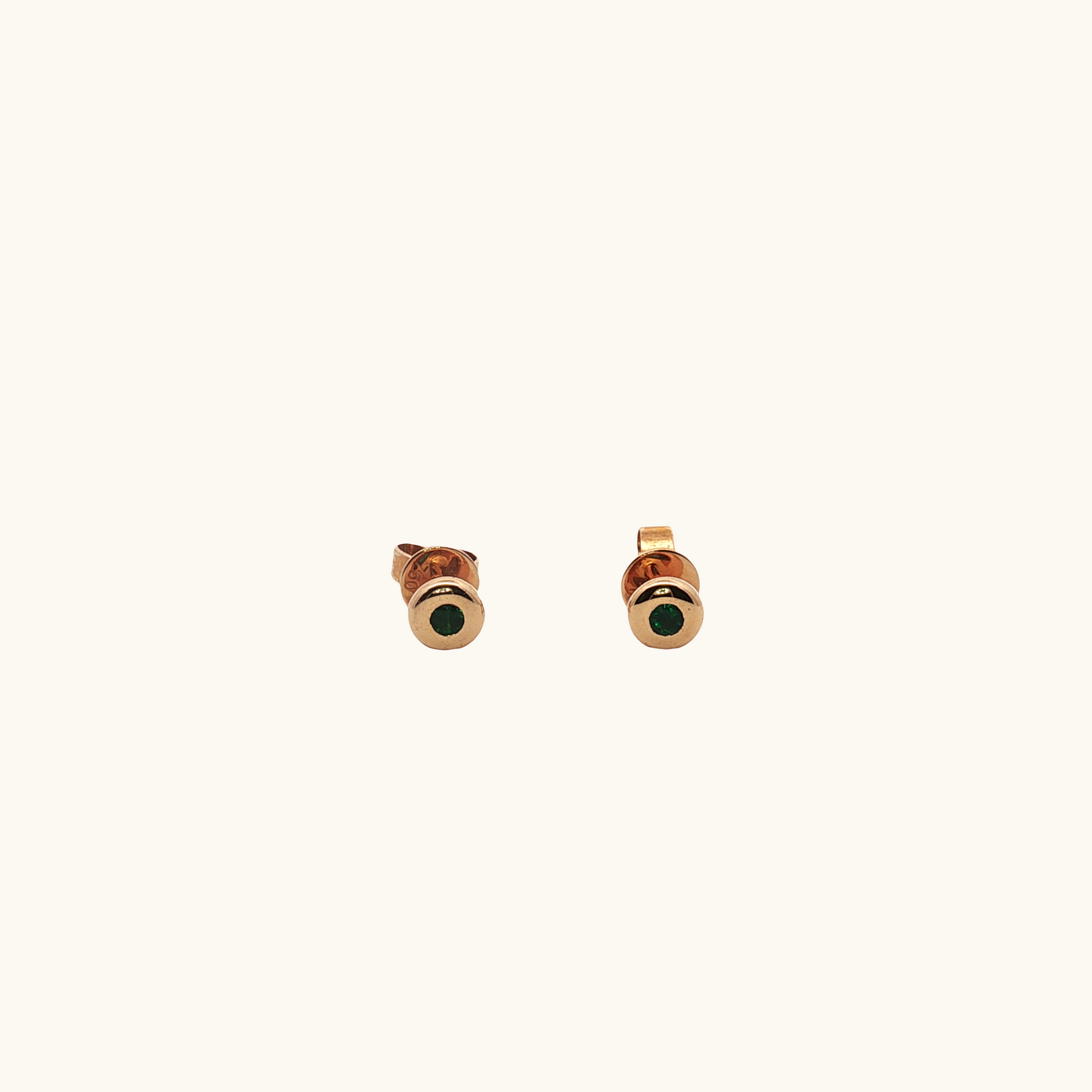 Bubble Stud Earrings Emerald