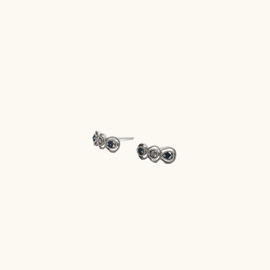 Dia & Sapp Earrings