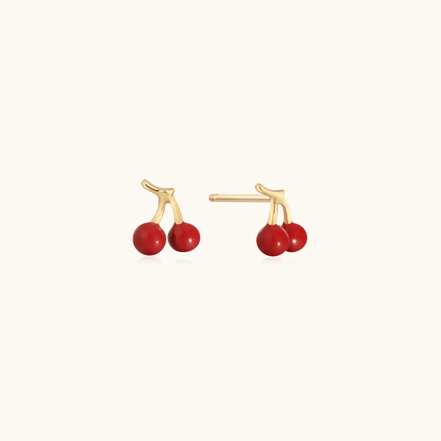 Petite Cherry Earrings