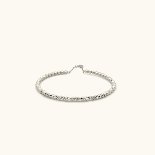 Dazzling Beaded Diamond Bangle