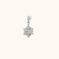 Snowflake Shape Diamond Pendant