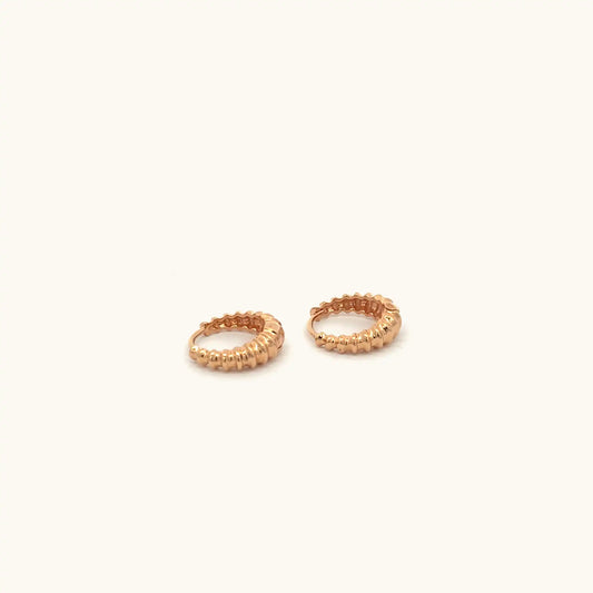 Rose Gold Hoop Earrings
