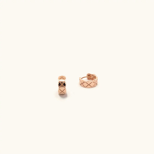 Rose Gold Hoop Earrings