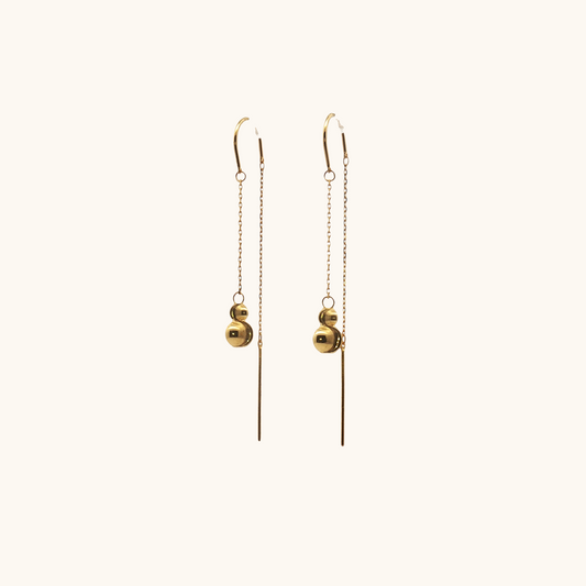 Gourd Chain Earrings