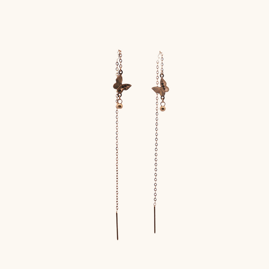 Butterfly Chain Earrings