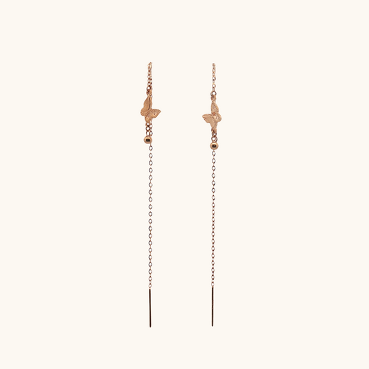 Butterfly Chain Earrings