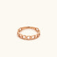 Rose Gold Chain Ring