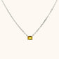 November Yellow Sapphire Necklace