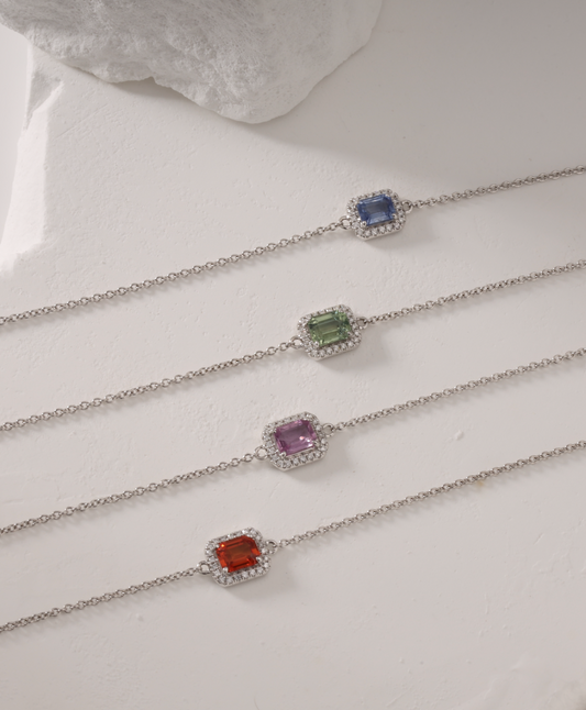 Sapp&Dia Halo Bracelet