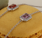 Sapp&Dia Halo Bracelet