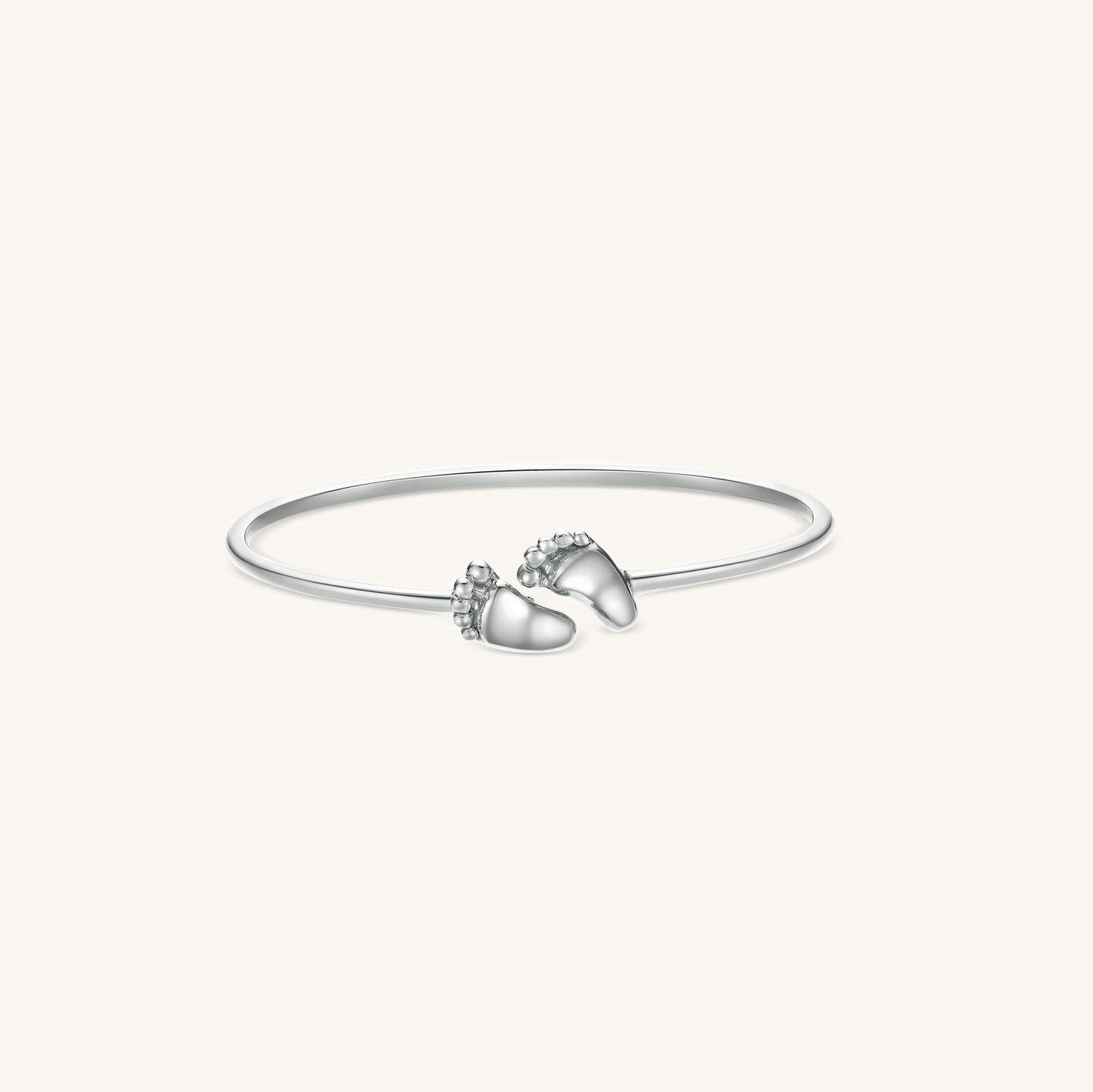 Little Footprint Adult Bangle 54x45mm